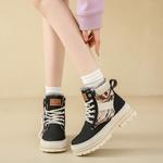 Ботинки CAHHRRN Мартин до середины икры со вставкой, желтый - фото 9