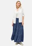 Юбка макси GEMUSTERTER VOLANT Cecil, темно-синий - фото 2