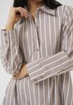 Платье-рубашка My Essential Wardrobe, светло-серый - фото 3