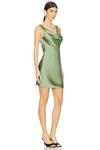 Мини-платье Maria от Norma Kamali, vintage green - фото 2