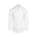 Рубашка Thom Browne Classic Oxford Shirt With Grosgrain Placket 'White' - фото