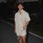 Рубашка Unisex Lapel Moderate ZIAREL, коричневый - фото 7