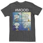 Мужская футболка с рисунком SpongeBob SquarePants Squidward Mood Nickelodeon - фото