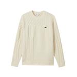 Джемпер мужской LACOSTE, кремовый - фото