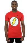 Футболка с потертым логотипом Flash DC Comics, красный - фото