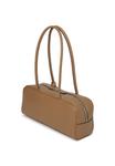 Сумка KARL LAGERFELD IKON SMOOTH SHOULDER BAG, Mushroom Brown/Brown - фото 3