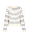 Пуловер usha BLUE LABEL Sweater, цвет Grey Striped - фото