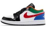 Кроссовки Jordan 1 Low Multi-Color Black Toe (женские) - фото