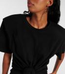 Топ из хлопковой смеси Magda Butrym, черный - фото 4