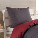 Фланелевое постельное белье Dream Sleep Eternity Combo Ruby 135x200 см + 80x80 см Traumschlaf - фото