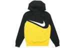 Куртка Nike Colorblock Knit Hooded Jacket Black Yellow Blackyellow, черный - фото 2