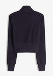 Толстовка Bershka Zip-up sweatshirt, Royal Blue - фото 6