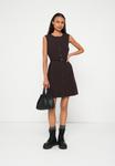 Платье Samsøe Samsøe RUMA SHORT DRESS, Black Coffee/Dark Brown - фото 2