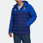 Пуховик adidas Zipper hooded Colorblock Down Jacket Blue, синий - фото 4