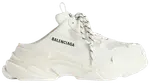 Кроссовки Balenciaga Wmns Triple S Mule 'White', белый - фото