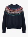 Свитер Alba Fair Isle Joules, Navy - фото 7