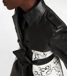 Кожаный тренчкот Виктор Gabriela Hearst, черный - фото 4