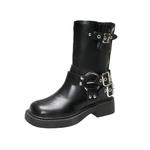 Boldi Kuki Черные женские ботильоны, цвет Black - фото