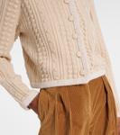 Кардиган Stef из смесовой шерсти Altuzarra, Tapioca - фото 5