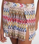 Вязаные шорты из ламе Missoni, Multi White Base - фото 4