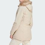 Парка с капюшоном Adidas Fur, бежевый - фото 3