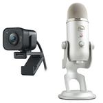 Веб-камера Logitech StreamCam Full HD Webcam and Blue Yeti USB Microphone - фото