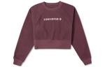 Женский тёмно-красный свитшот Converse - фото 2