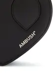 Сумка на плечо в форме сердца AMBUSH, черный - фото 5