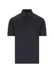 Поло с короткими рукавами Herno, синий - фото