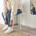 Белый стул MARIUS IKEA, 45 см - фото 4