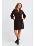 Платье PZSALLY, стандартного кроя, цвета эспрессо Pulz - фото 9