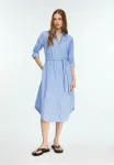 Платье-Рубашка Comma, Hellblau - фото 2