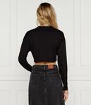 Блузка Calvin Klein Jeans Cropped Fit, черный - фото 3
