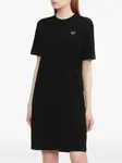 Платье-футболка длины мини Fred Perry, черный - фото 3