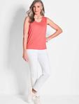Топ Goldner, коралловый/белый - фото 4