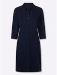 Платье-поло темно-синего цвета Heine - фото 4