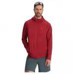 Флис Spyder GridWeb full zip, красный - фото 5