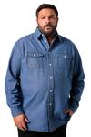 Рубашка на пуговицах Comfort fit Men Plus, Blue Denim - фото 3