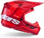 Шлем Alpinestars S-M7 Core ECE06/DOT, Red Glossy - фото