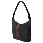 GUCCI Canvas One Shoulder Handbag Small Women's Black - фото 3