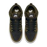 Кроссовки sb dunk высокие Nike, черный - фото 4