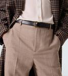 Ремень кожаный Вадим Saint Laurent, черный - фото 3