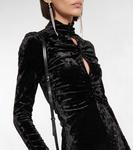 Бархатное мини-платье Isabel Marant - фото 4