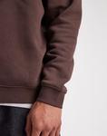Свободный свитшот Essentials коричневого цвета Asos Design - фото 3