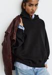 Худи PULL&BEAR OVERSIZED, Black - фото 2
