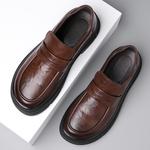 Лоферы мужские черные/ EGCHI, коричневые - фото 5