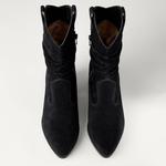 Женские модные западные сапоги до середины икры Amazon Essentials, Black - фото 4