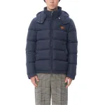 Куртка с капюшоном на молнии Valentino, синяя - фото 3