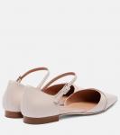 Улла кожаные балетки Malone Souliers, Shell - фото 2