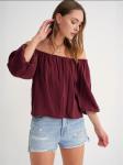 MixRay Блузка в бордовом цвете - фото 2